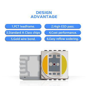 उच्च गुणवत्ता 6064 R5mm rgbww स्ड के नेतृत्व में <span class=keywords><strong>2.5w</strong></span> san चिप 120 डिग्री स्ड एलईडी लैंप के नेतृत्व में किया गया दीपक - Product Image 4