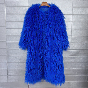 Nouvelle Collection Hiver – Manteau Long en Fausse Fourrure pour Femme – Style Polyvalent Haut de Gamme – <span class=keywords><strong>Trench</strong></span> Uni avec Fermeture Éclair – Idéal Maternité - Product Image 3