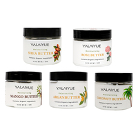 Fabricant d'emballage de vente en gros de beurre corporel de peau de karité brut personnalisé pour un gommage naturel privé beurre pur vente en gros