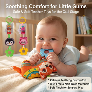 Baby Crib And <b>Stroller</b> Hanging Toy Plush Animal Soothing Teether Sensory Play Infants <b>Toddlers</b> 0 3 Years Unisex - Product Image 5
