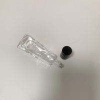 Nouveau Flacon Pulvérisateur Portable 10 ml à Brume Fine du Fabricant, Flacon Roll-on en Verre Dépoli Gris, Flacon de Parfum en Verre en Forme de Tube de 10 ml