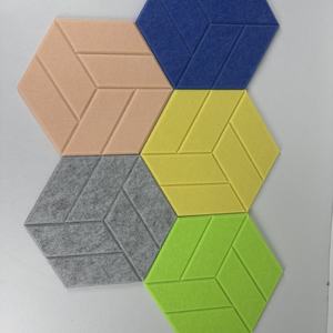 Panneau acoustique mural insonorisant pour la décoration intérieure, gymnase, panneaux acoustiques en feutre - Product Image 1