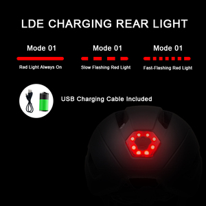 Nhà máy bán thể thao kép người lớn đi xe đạp xe đạp Mũ bảo hiểm với điều chỉnh lần lượt dẫn ánh sáng CE chứng nhận - Product Image 3