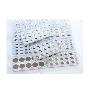 Molde Magnético de Plástico para Chocolate con Impresión por Transferencia de PC en Forma de Cuadrado/Estrella/Coma/Triángulo/Rectángulo/Corazón - Product Image 1