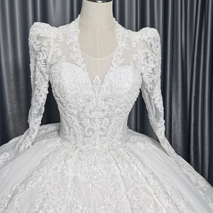Jancember CM06 Vestidos <span class=keywords><strong>de</strong></span> <span class=keywords><strong>Novia</strong></span> <span class=keywords><strong>de</strong></span> <span class=keywords><strong>Encaje</strong></span> Bordado Vintage <span class=keywords><strong>para</strong></span> Mujer - Product Image 1