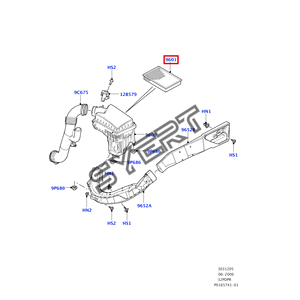 فلتر هواء LR005816 LR003011 لاند روفر فريلاندر <span class=keywords><strong>2</strong></span> من نوع TD4 والبنزين - Product Image 2