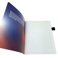 Cuaderno A5 de Tapa Blanda al por Mayor de Fábrica, Impresión a Todo Color Personalizada, Cuaderno con Páginas Rayadas, Servicio OEM