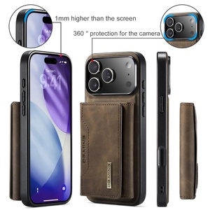 Étui <span class=keywords><strong>portefeuille</strong></span> magnétique 2-en-1 en cuir pour <span class=keywords><strong>iPhone</strong></span> 17 <span class=keywords><strong>Pro</strong></span> Max <span class=keywords><strong>14</strong></span> 15 16 Plus 17 Air avec porte-cartes, support et protection antichoc - Product Image 4