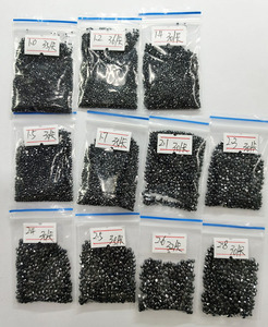 Offre Spéciale : <span class=keywords><strong>Diamants</strong></span> de mêlée de 1,0 mm à 3,0 mm, Moissanite noire, pierres précieuses au <span class=keywords><strong>prix</strong></span> par carat pour la fabrication de bijoux - Product Image 2