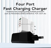 Cargador de 50W tipo C Puerto PD 3,0 cargador rápido USB cargador rápido de pared móvil para Samsung S23 para iPhone 16 15 14 13