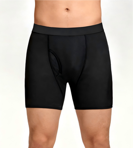 Sous-vêtements imperméables <span class=keywords><strong>pour</strong></span> hommes M-3XL Noir 300ML avec coussin absorbant amovible, boxers <span class=keywords><strong>pour</strong></span> incontinence, caleçons lavables post-chirurgie grande taille - Product Image 5