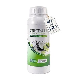 Italy Made 3-in-1 Laundry Fabric <b>Softener</b> Scented Gr.500 Coconut Lime Crystals Perfumes <b>Softener</b> Limescale Remover <b>Salts</b> - Product Image 1