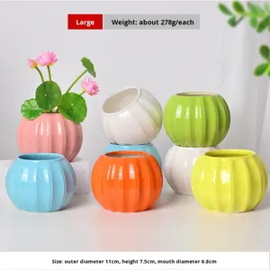 99 Design <span class=keywords><strong>Pot</strong></span> de fleur en céramique moderne et durable Petit <span class=keywords><strong>pot</strong></span> de plantes colorées respirantes émaillées pour plantes succulentes et orchidées - Product Image 3