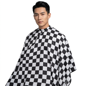 Prix d'usine – Cape de coiffure personnalisée Inyint, confortable, en polyester, imperméable et antistatique pour hommes, ajustable - Product Image 2