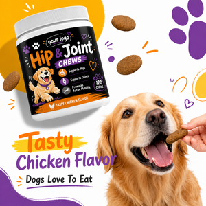 Soulage les douleurs articulaires, favorise le jeu quotidien, favorise la lubrification du cartilage, glucosamine, MSM, acide hyaluronique, chondroïtine, biologique pour animaux de compagnie - Product Image 1