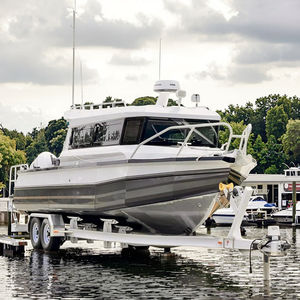 6,85 m 23ft Fischerboote Fabrik preis Easy craft Aluminium Gospel Ocean Fischerboot Deep V Big Size Weight Vessels mit Anhänger - Product Image 1