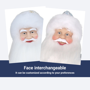 Nueva Decoración Navideña 2026, 30cm 40cm 50cm, Papá Noel Musical, Ded Moroz, Snegurochka, Decoración Rusa, Regalos Eléctricos - Product Image 6