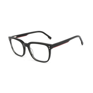 <span class=keywords><strong>Grande</strong></span> monture <span class=keywords><strong>de</strong></span> lunettes optiques carrées en acétate pour hommes, couleur unie, motif rayé, lunettes <span class=keywords><strong>de</strong></span> lecture classiques à la mode pour ordinateur - Product Image 4