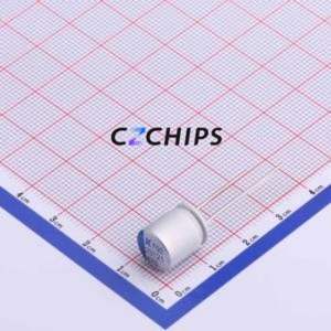 A750MS477M1EAAE015 Solid Capacitor Through hole Component (THT),D10xL13mm 470uF 20% 25V 245mA120Hz - Product Image 1