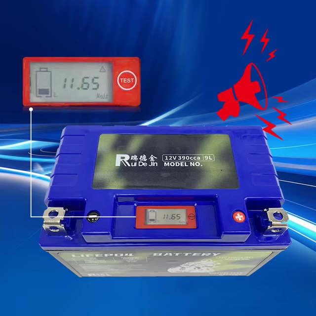 Factory 12.8V Maintenance-Free 2Ah 3Ah 4Ah 6Ah 8Ah 10Ah 12Ah 20Ah Lithium Ion Starter Battery for Motorcycles Electric Scooters
