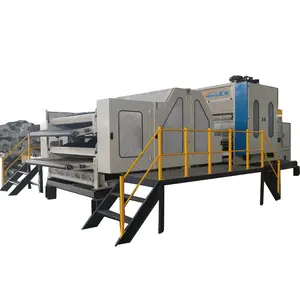Factory suppliers Nonwoven Polyester Spray Cotton Needle Punching Production Line For Geotextile Fabric Making Plant