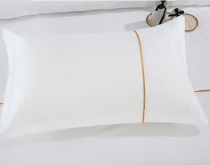 Ensemble de literie brodée en coton 100% de luxe pour hôtel cinq étoiles, blanc, quatre pièces, taille king queen, fournitures hôtelières, draps - Product Image 3