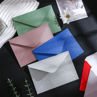 Enveloppe de mariage personnalisée en papier brillant avec carte intérieure, enveloppe brillante colorée avec design personnalisé