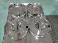 Bain-marie électrique de comptoir avec 6 pots ronds pour équipement de cuisine de restauration rapide commerciale