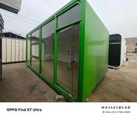 Maison préfabriquée modulaire intégrée en aluminium et EPS, avec chambre à coucher, bureau, bâtiment mobile