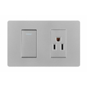 Nhà sản xuất tiêu chuẩn cao 1 Gang 2 way + 3 cực ổ cắm ánh sáng hiện đại tường thiết bị chuyển mạch và ổ cắm - Product Image 1
