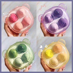 Lot de 4 éponges de maquillage en forme d'ours avec boîte, personnalisables OEM/ODM, en forme de <span class=keywords><strong>guimauve</strong></span> - Product Image 5