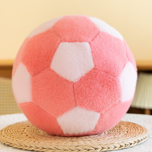 Peluche de Fútbol, <span class=keywords><strong>Juguete</strong></span> de Peluche Suave, Cojín de Peluche con Forma de Balón de Fútbol para Mascotas, Juego Interactivo para Niños, Regalo para Fanáticos, Decoración del Hogar - Product Image 6
