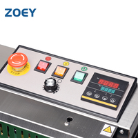 Machine de scellage continue ZOEY FR770, machine de scellage à bande thermique semi-automatique, machine de scellage de sacs en plastique horizontale
