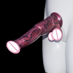 NNSX New Silicone Long Dog Penis Realistic Animal Knot <b>Dildo</b> Kinky Toy Friction G-spot Masturbation Erotic Sex Toys for Women - Product Image 1