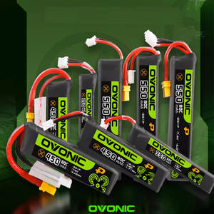 BT2.0/ PH2.0/XT30 플러그로 5PCS OVONIC 1S 2S Lipo 배터리 350mAh/450mAh/550mAh/650mAh Lipo 배터리 - Product Image 3