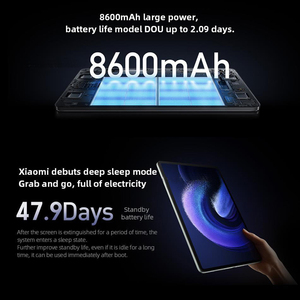 Mi Pad 6 Pro <span class=keywords><strong>Tablet</strong></span> 8 + 11Inch 144Hz Display <span class=keywords><strong>4</strong></span> Stereo Speakers 8600Mah 67W Snellader <span class=keywords><strong>Android</strong></span> 13 Miui14 - Product Image 6