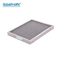 Filtre à air de haute qualité en acier inoxydable à couches d'aluminium G3 G4, cadre métallique, filtre à poussière pour climatisation