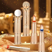 Fleur gelée maquillage rouge à lèvres changement de couleur rouge à lèvres rouge à lèvres magique gelée fleur baume fleur couleur cristal baume à lèvres