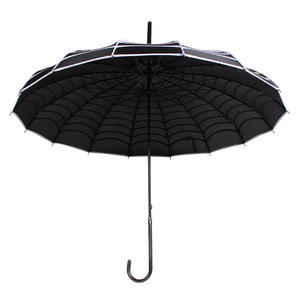 Paraguas Personalizado para Mujer, Protección Solar UV, Paraguas Vintage con Diseño de Telaraña, Parasol con Estampado de Logotipo - Product Image 1