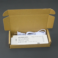 Alimentation LED à tension constante 12V 24W/36W/48W/60W/100W prête à l'emploi, avec contrôle intelligent par capteur, intensité variable, certifiée CE