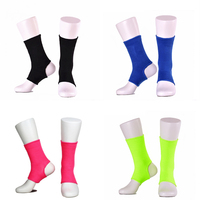 Sac manchons de Compression pour chevilles, pour femmes et hommes, en Spandex, avec Logo personnalisé, chaussettes de pied, pour soutien de la cheville