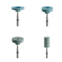 Tête de meulage diamant en céramique SENTERI et tête de meulage en oxyde de zirconium foret de polissage de laboratoire dentaire à puissance manuelle
