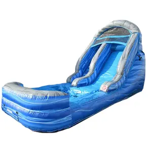 Nhà máy giá rẻ Giá trượt nước Inflatable với hồ bơi cho trẻ em và người lớn