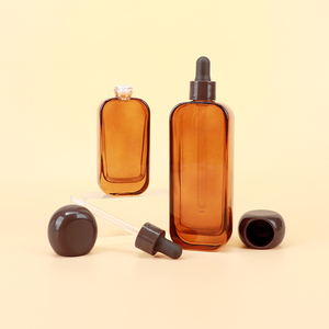 Botella de vidrio ámbar de alta calidad para loción y perfume de 1 OZ, 2 OZ, 3 OZ, 4 OZ, muy vendida, suministrada por el fabricante. - Product Image 4