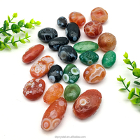 Einzigartige seltene hochwertige natürliche Kristall heilung Gobi-Augensteine Roher Gobi-Achat-Augen edelstein Tibet-Augen stein zur Schmuck markierung