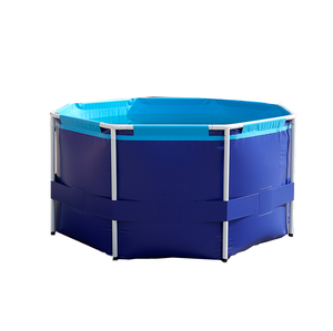 <span class=keywords><strong>Bassin</strong></span> d'aquaculture rond en PVC de 1000 L, économique, <span class=keywords><strong>pour</strong></span> l'élevage de poissons rentable, étang à poissons - Product Image 3