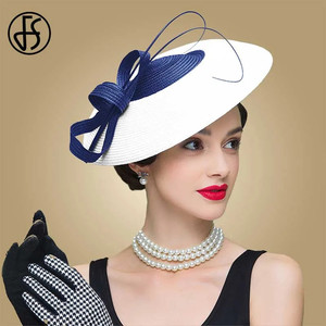 FS Fascinators cappello bianco nero portapillole - Product Image 6