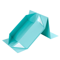 Boîte cadeau magnétique en carton de luxe en gros, boîte en papier pliable avec aimant, emballage recyclé pour perruque