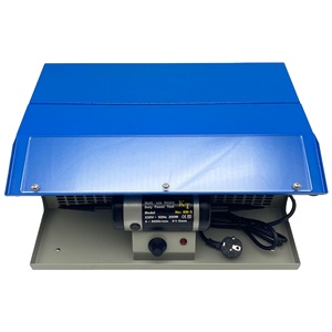 Sieraden DM-5 Desktop Dubbelkopige Doekwiel Stofafzuiging Slijpmachine Polijstmachine Lampbuis Traploze Snelheidsregeling Goud - Product Image 3