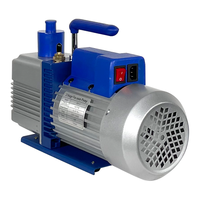 Pompa Vakum Rotary Vane Dua Tahap 2RS-4 10CFM 1HP 2800RPM Pompa Vakum Laboratorium Bersegel Oli 220V 50Hz
